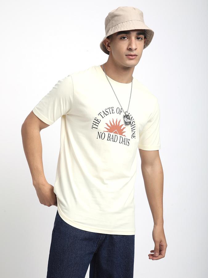 Printed Men Round Neck T-Shirt image number 0