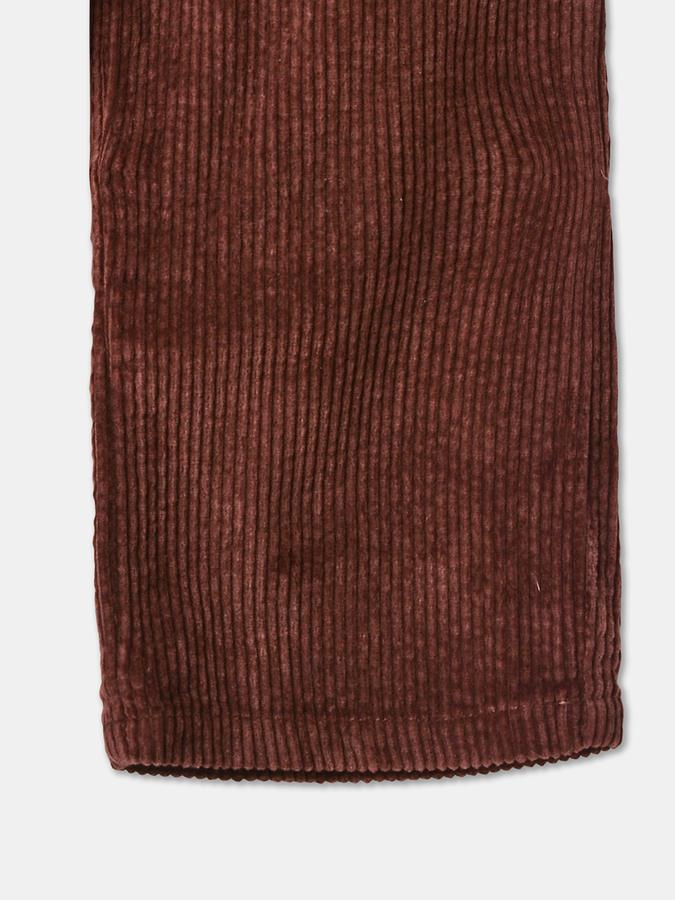 Boys Corduroy Regular Fit Solid Drawstring Waist Trouser