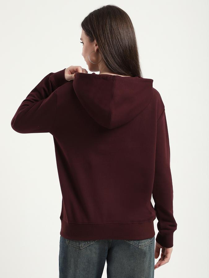 R&B Women Wine Typography Print Hoodie