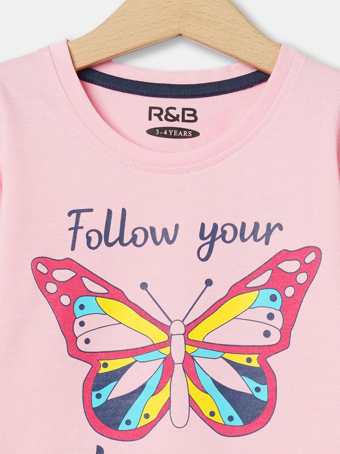 R&B Pink Girls T-shirts image number 2