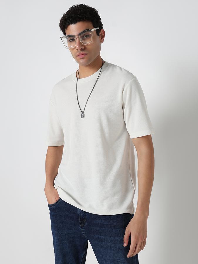 Solid Men Round Neck T-Shirt 