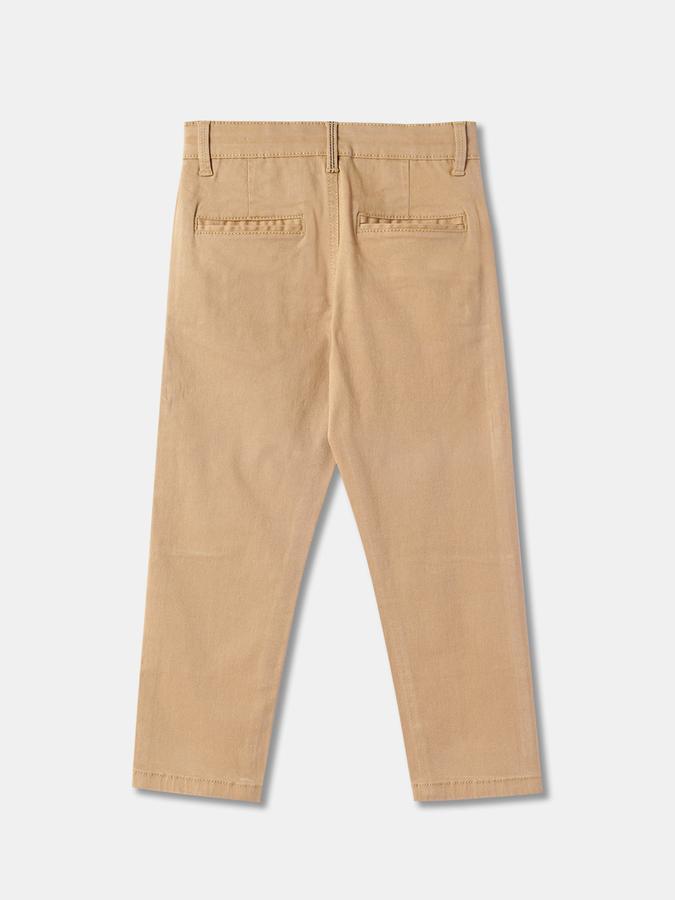 Boys Mid-Rise Straight Fit Trousers image number 1