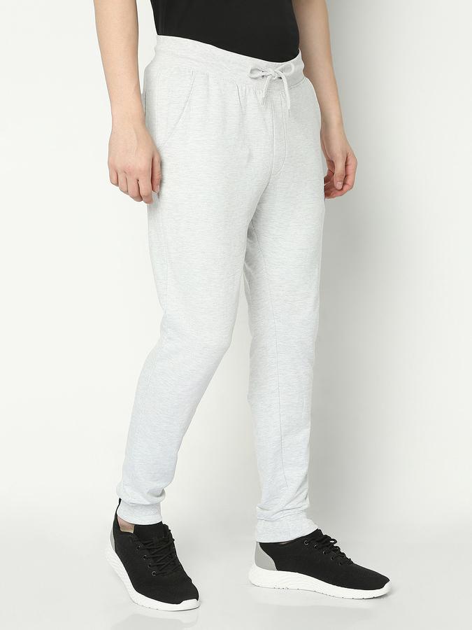Men Ankle-Length Typographic Print Joggers image number 2