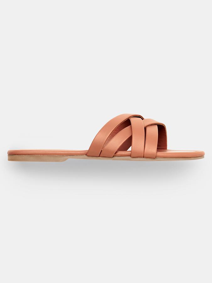 Women Open-Toe Slip On Sandals image number 1