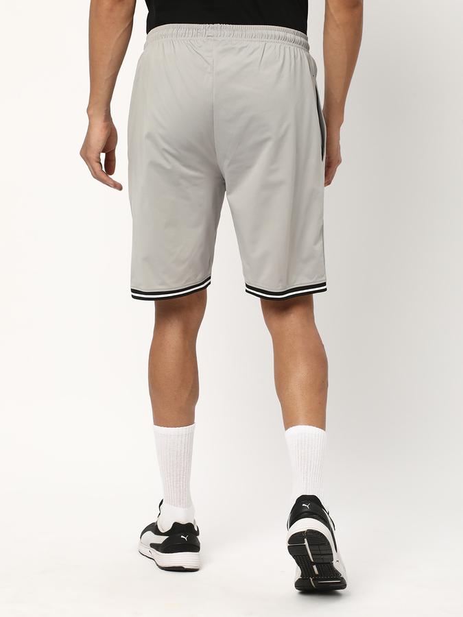 Men Flat-Front Regular Fit City Shorts image number 2