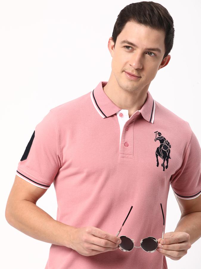 R&B Men Pink T-shirt