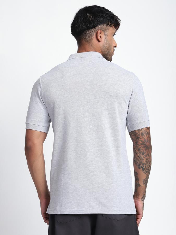 R&B Men's Grey Melange T-Shirt