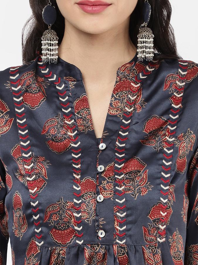 R&B Blue Women Tops & Kurtis image number 3