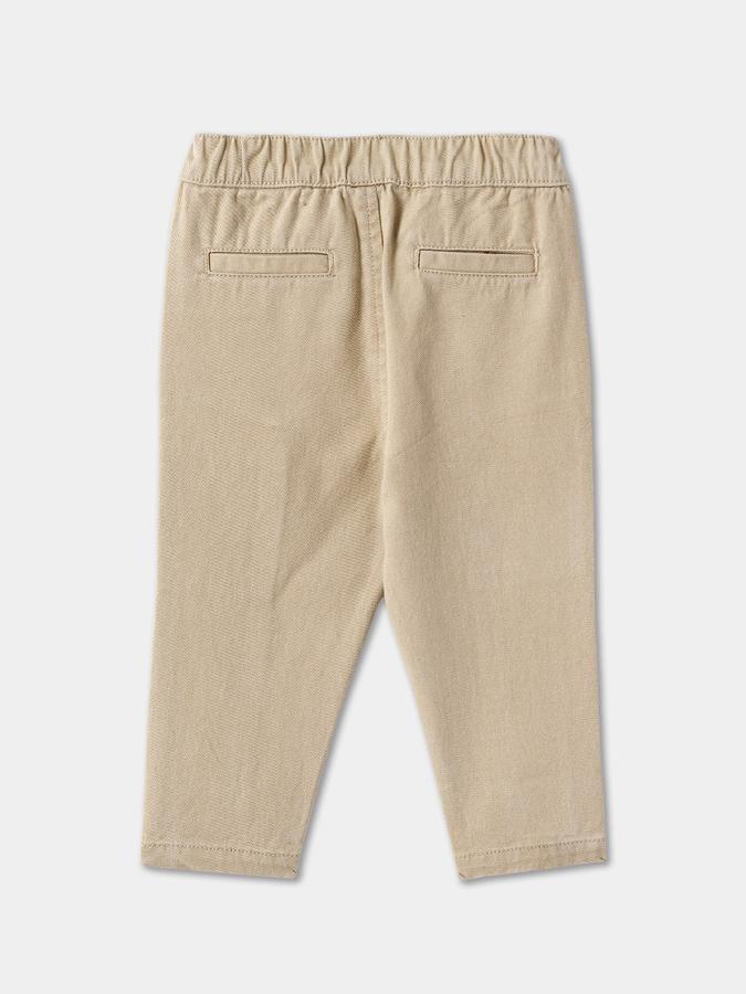 Boys Relaxed Fit Elastic Waist Panelled Trouser