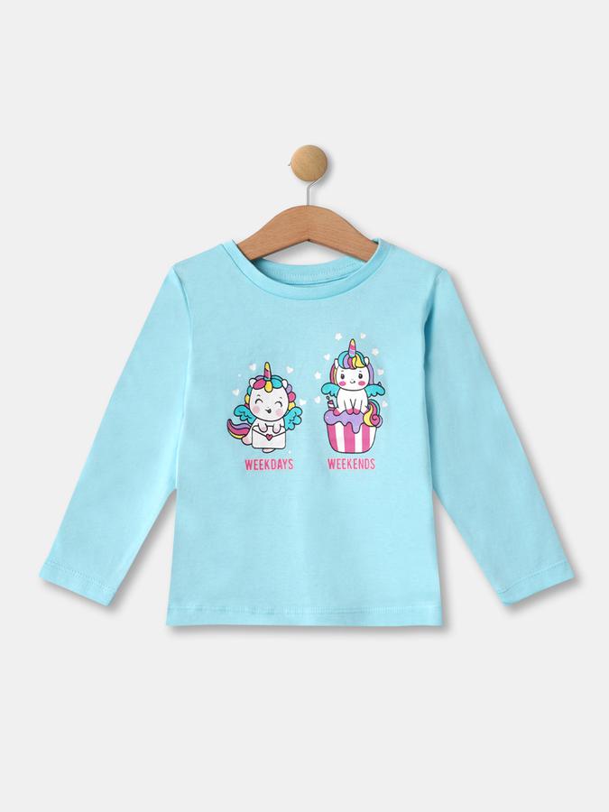 R&B Girls Blue T-Shirts image number 0