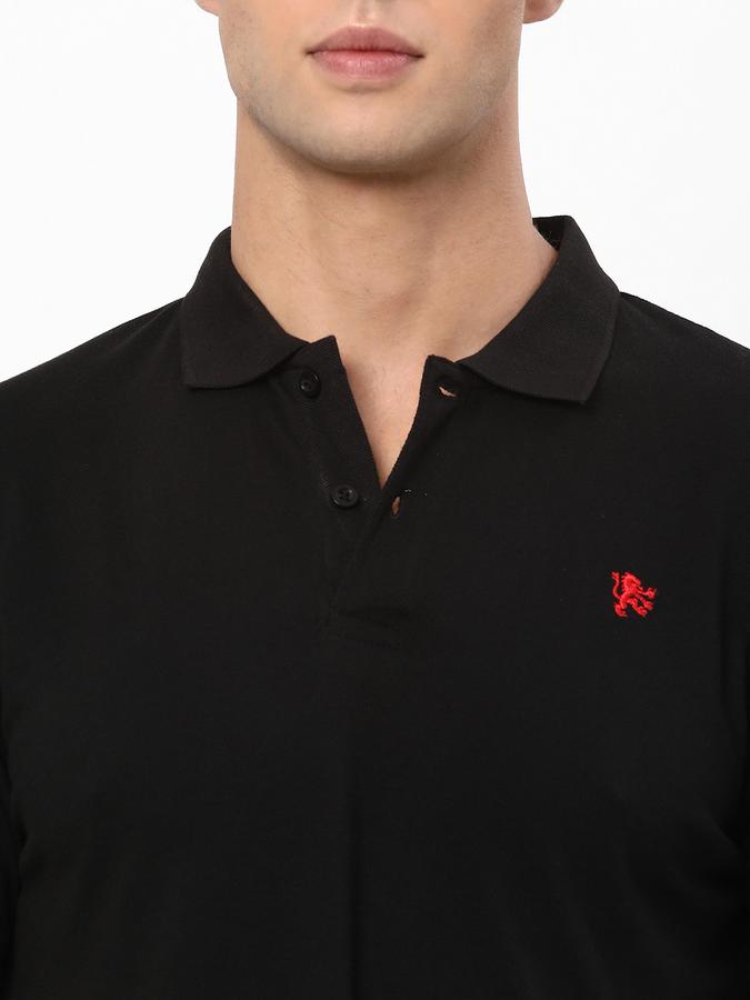 R&B Men's Solid Polo image number 3