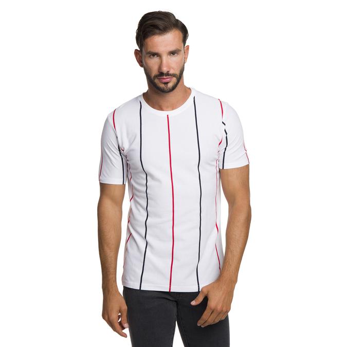 R&B Round Neck White T-Shirt image number 0