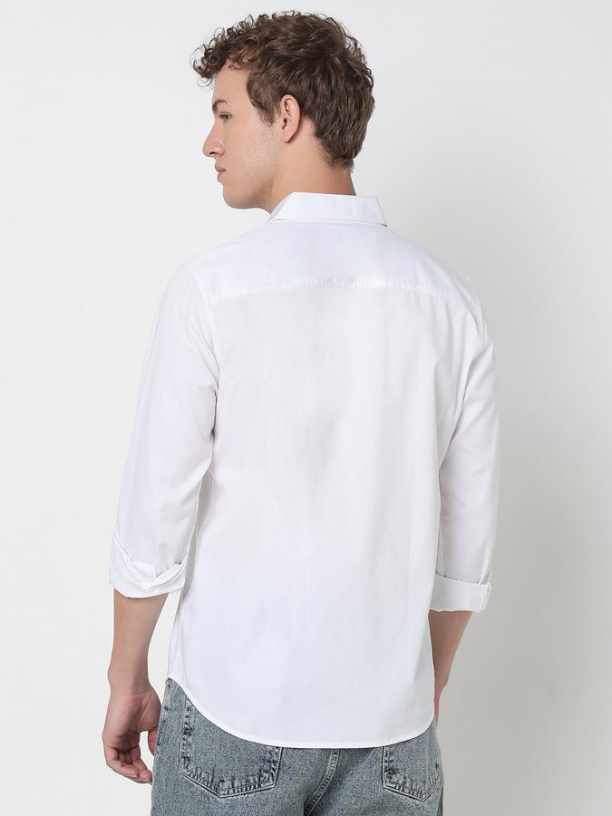 R&B MENS Long sleeves Casual Solid SHIRT image number 3