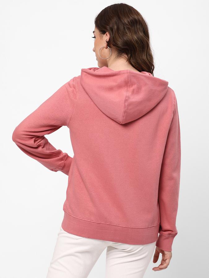 Women Typographic Print Hoodie image number 2