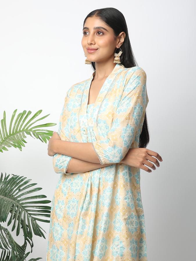 Women Printed A-line Kurta  image number 0
