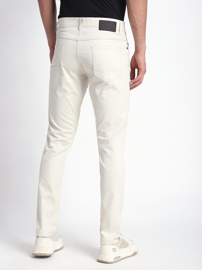 Men Cotton Skinny Fit Flat Front Chino Pants
