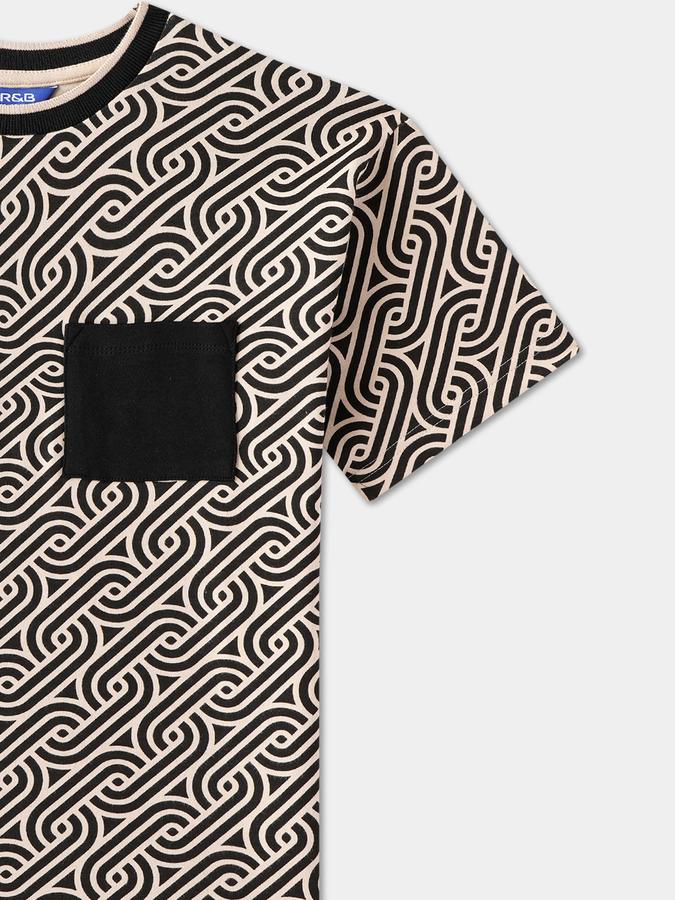 Boys Printed Pure Cotton Regular T Shirt image number 2