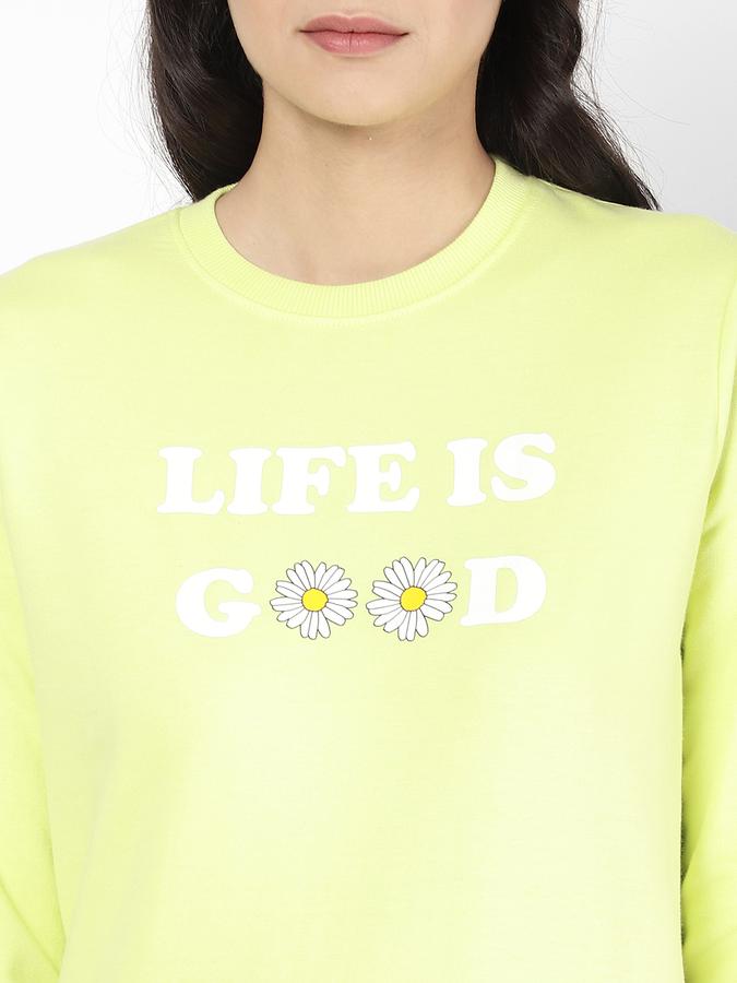 R&B Women Yellow Sweatshirt image number 3