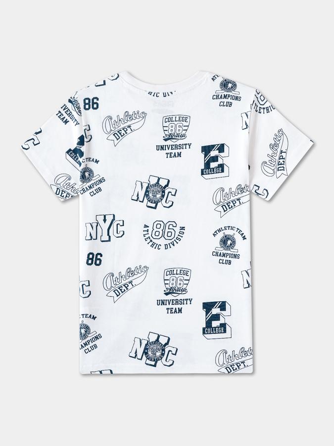 Boys Regular Fit Short Sleeve Crew Neck T-Shirt