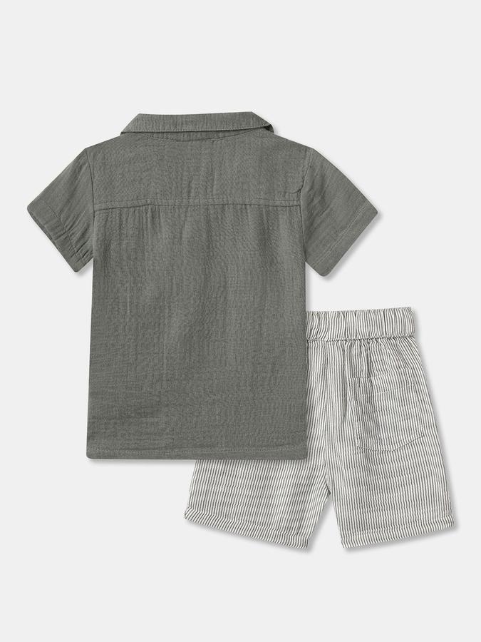Baby Boys Casual Shirt Shorts image number 1