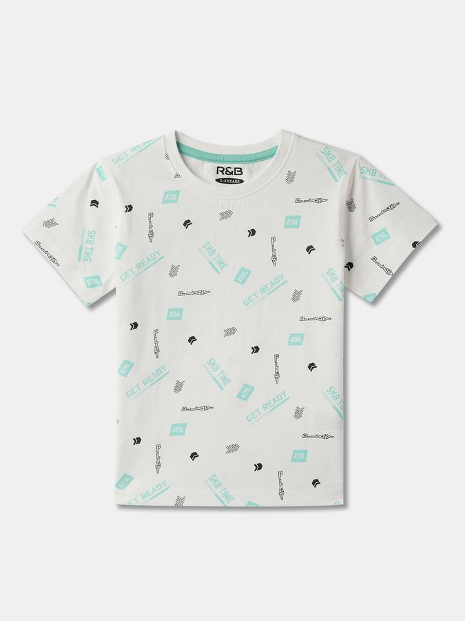 Typographic Print Crew-Neck T-Shirt image number 0