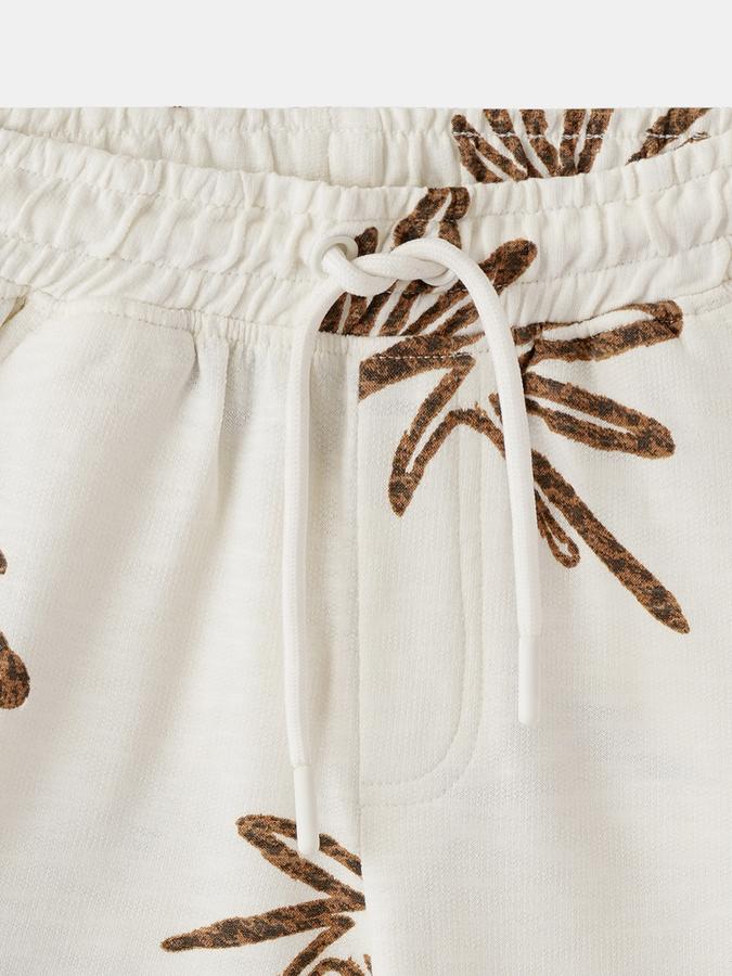 R&B Boys' Beige Printed Shorts