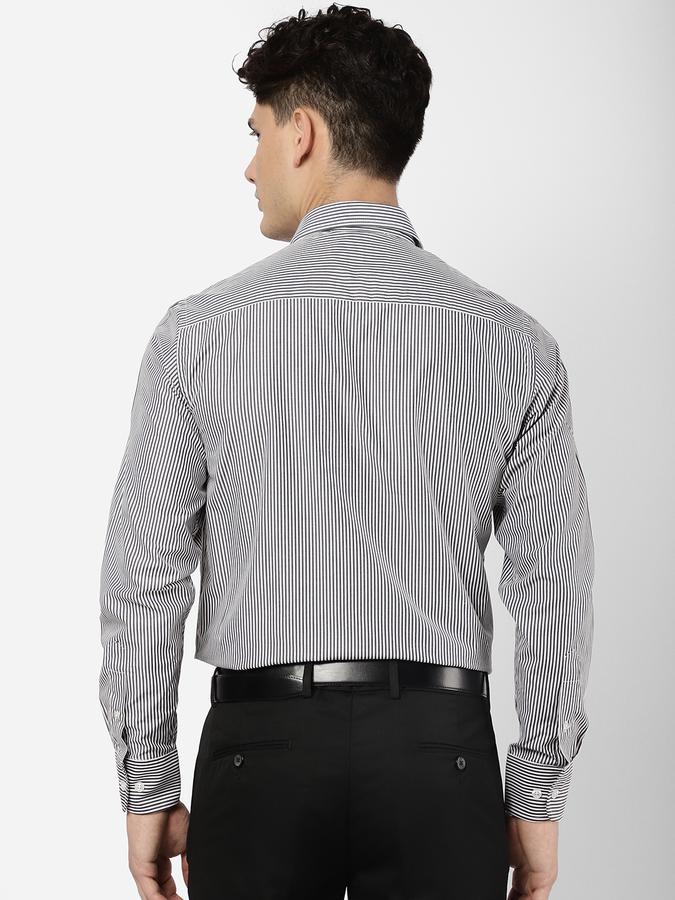 R&B Men Black Formal Shirts image number 2