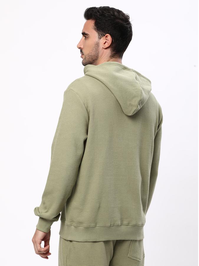 R&B Men's Structured Sweat Top With Hoodie image number 2
