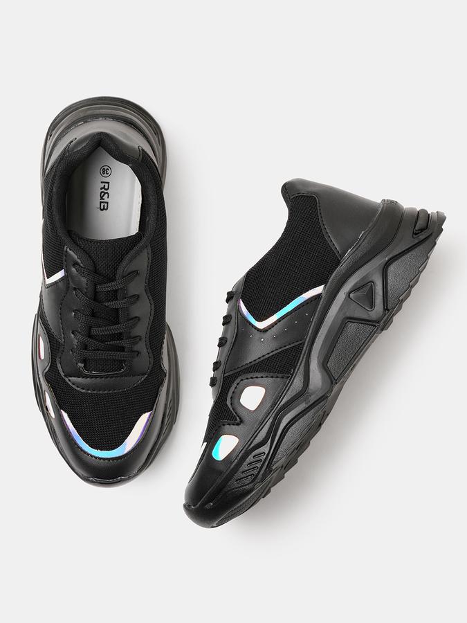 R&B Women Black Casual Shoes