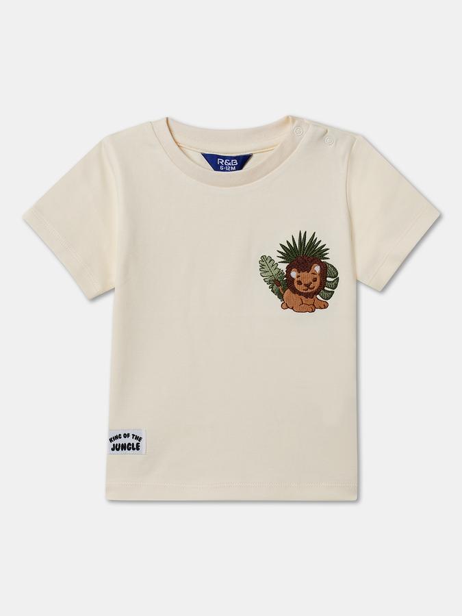 Baby Boys Solid Pure Cotton Regular T Shirt image number 0