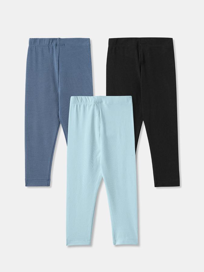 Girls Blend Fitted Full Length Mid Rise Legging