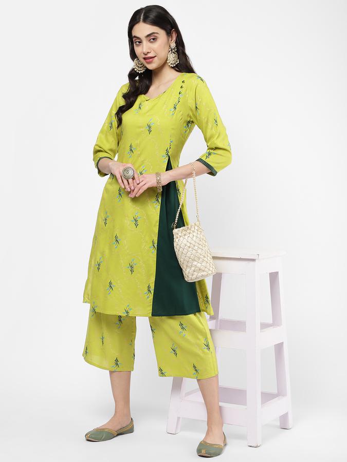 R&B Lime Women Kurtas image number 1