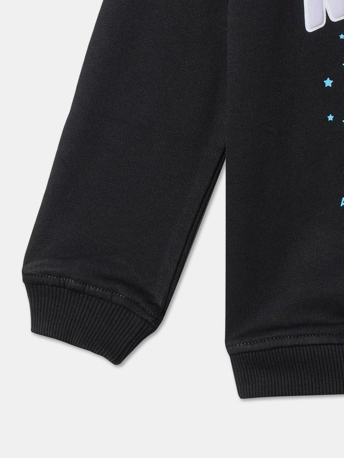 Girls Graphic Regular Fit Long Sleeve Crew Neck SweaT-Shirt