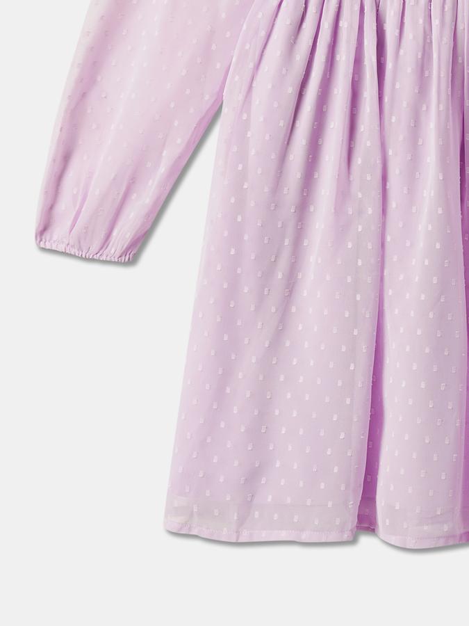 Girls Printed A-Line Dress image number 3