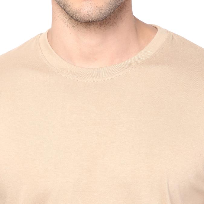 R&B Men Beige T-Shirt image number 3