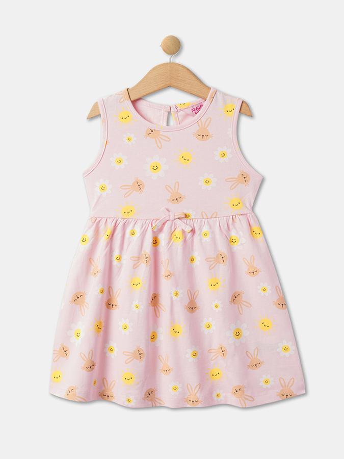 Girls Printed A-Line Dress