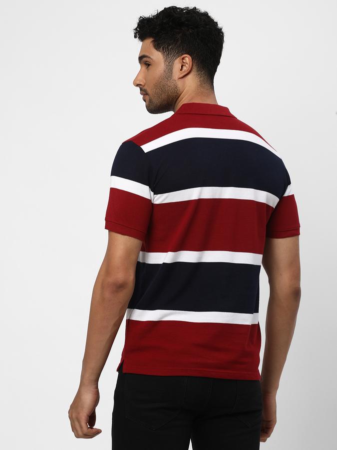 R&B Men's Striper Polo image number 2