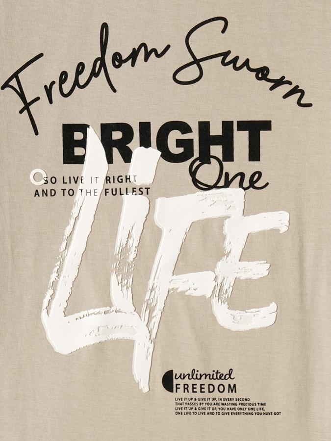 Boys Cotton Regular Fit Crew Neck Graphic T-shirt