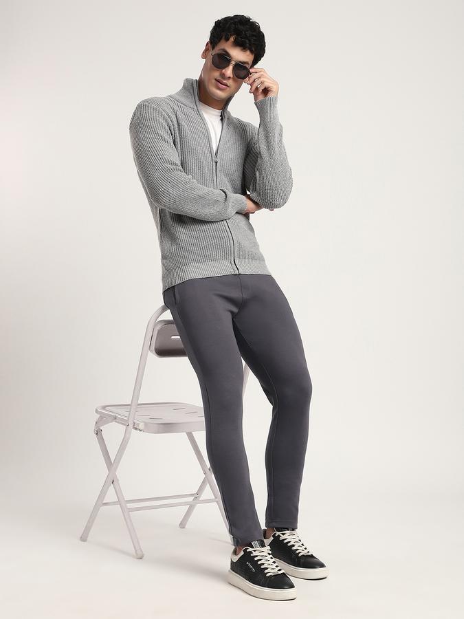 R&B Men's Dark Grey Trousers