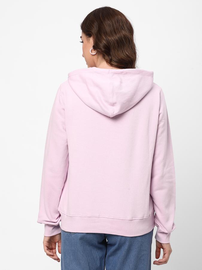 Women Typographic Print Hoodie image number 2