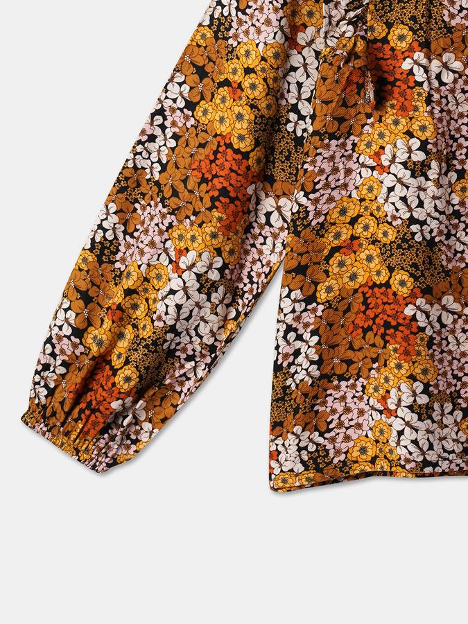 Girls Floral Print Top image number 3