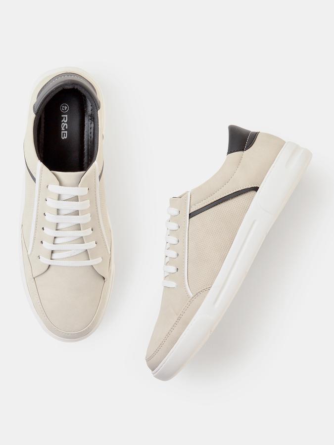 R&B Men Beige Casual Shoes