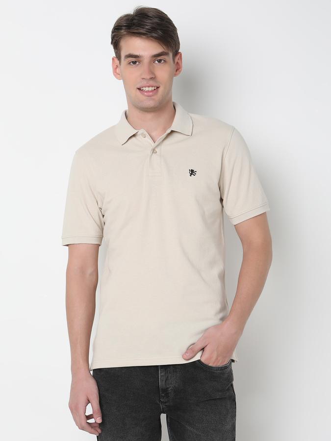 Men Regular Fit Polo T-Shirt with Collar Neck image number 0
