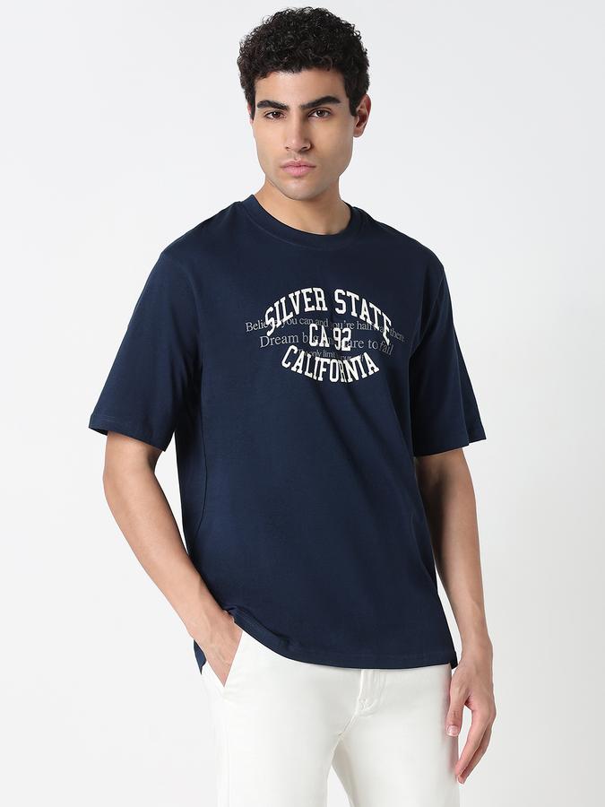 Printed Men Round Neck T-Shirt image number 2