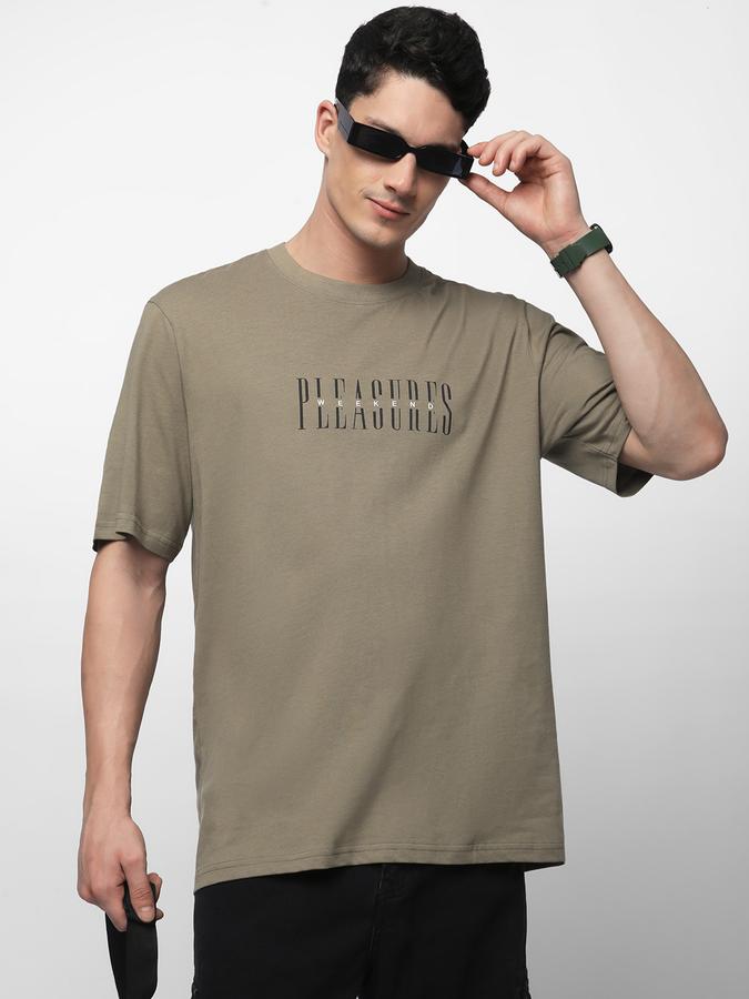 R&B MEN'S Graphic Printed T-Shirt with Crew Neck and Short Sleeves