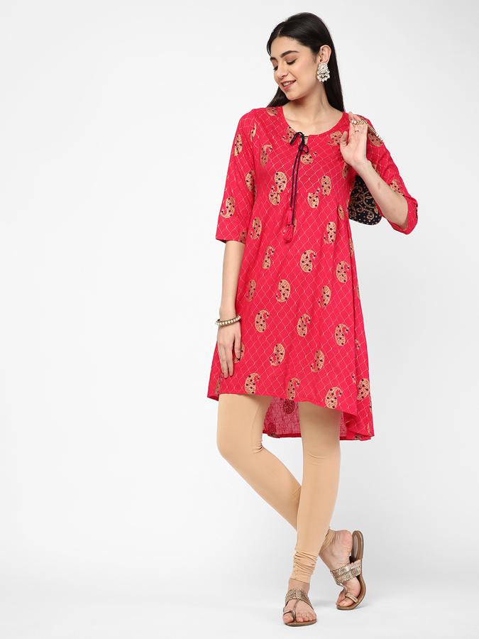 R&B Pink Women Kurtas image number 1