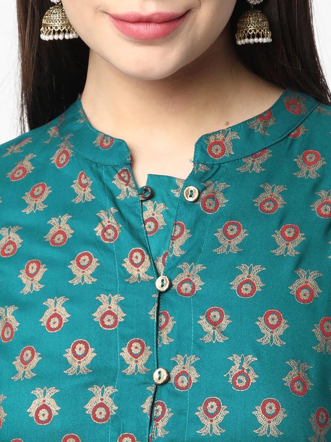 R&B Blue Women Kurtas image number 3