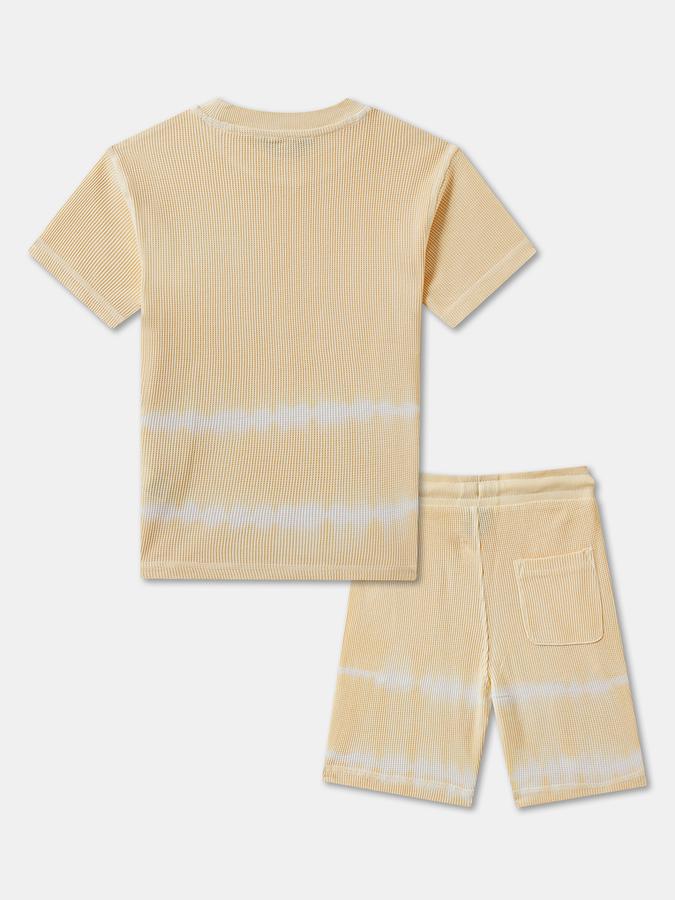 Boys Tie-Dye T-shirt with Shorts Fashion Set