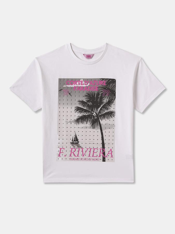 Girls Regular Fit Short Sleeve Crew Neck Top