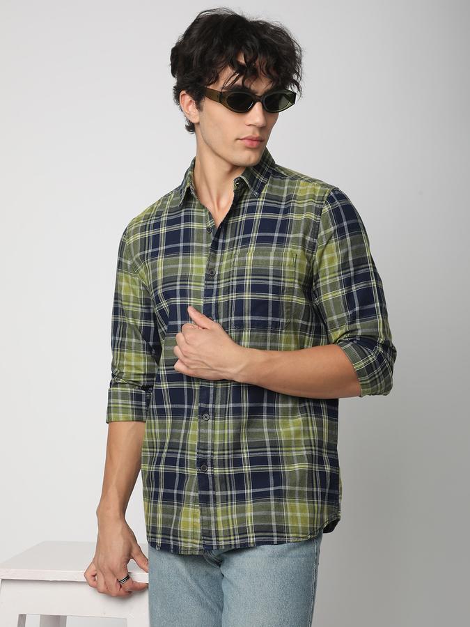Men Checkered Casual Shirt